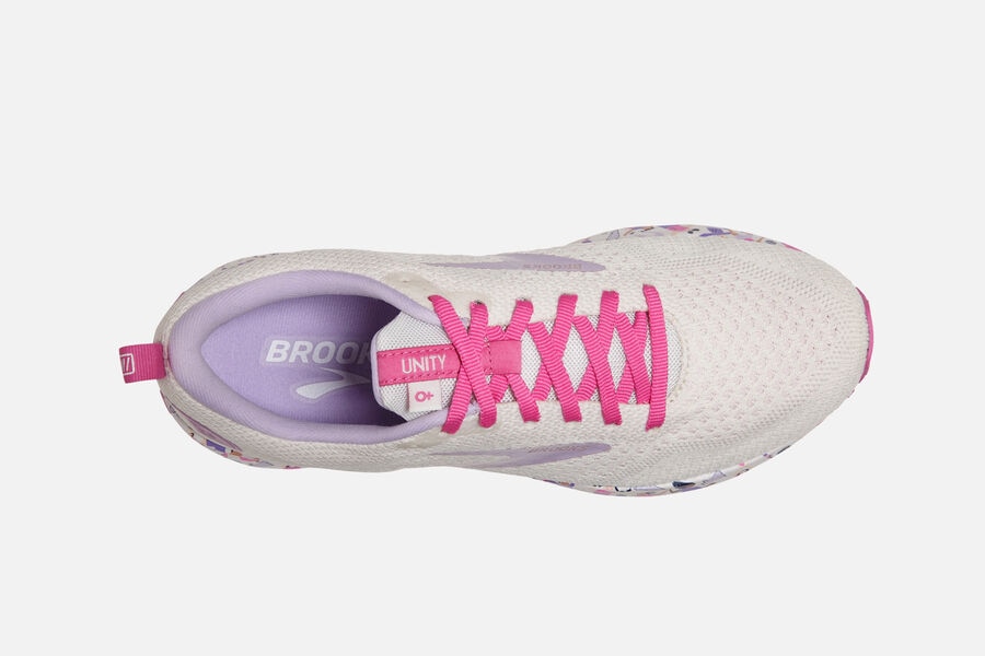 Brooks Israel Revel 4 Road Running Shoes Womens - White/Pink - UNQ-913846